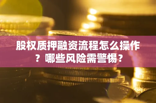 济南股权质押融资流程怎么操作？哪些风险需警惕？