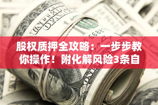 济南股权质押全攻略：一步步教你操作！附化解风险3条自救法则